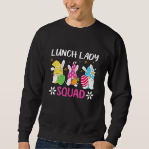 Sweatshirt Jour de Pâques mignonne Amour Déjeuner Lady Femmes