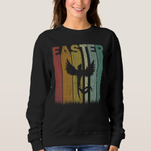 Sweatshirt Jour de Pâques Quetzal Retro Graphisme Funny Coût