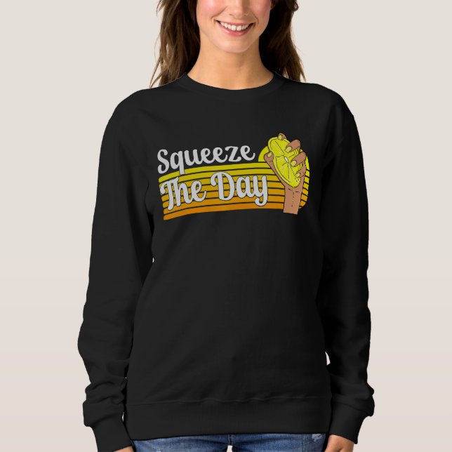 Sweatshirt Jour de pression de stand de limonade d'été jeu de (Devant)