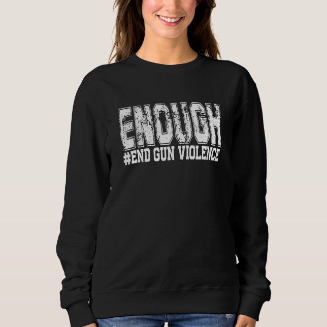 Sweatshirt Jour de sensibilisation à la violence des armes de (Devant)