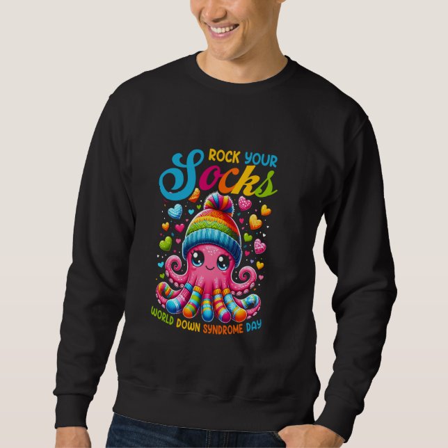 Sweatshirt Jour de sensibilisation au syndrome de la chute de (Devant)