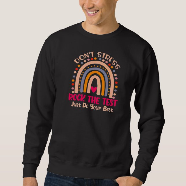 Sweatshirt Jour de test Jour de test Enseignants Jour de test (Devant)