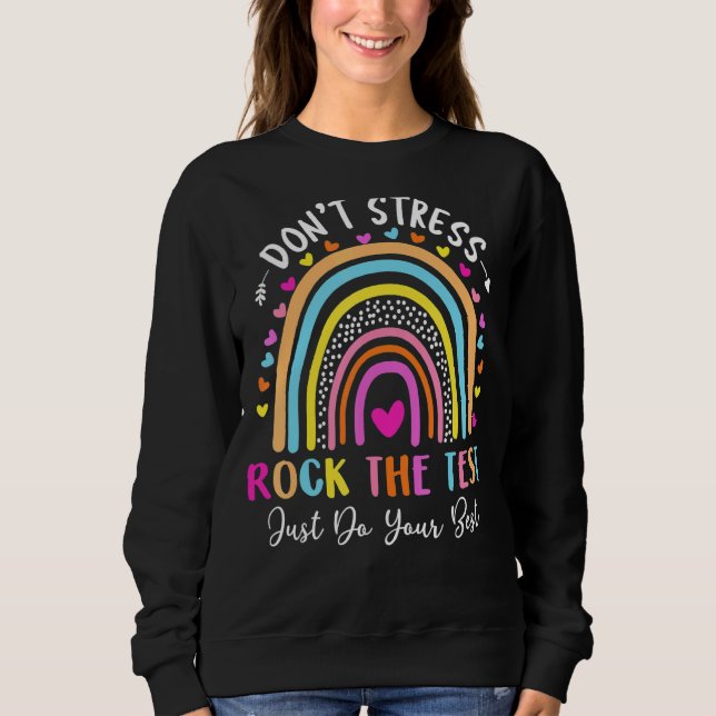 Sweatshirt Jour de test Jour de test Enseignants Jour de test (Devant)
