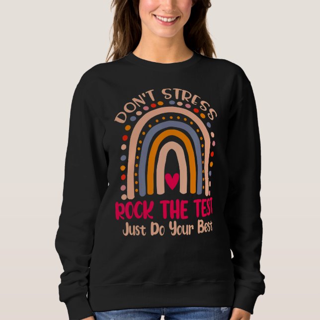Sweatshirt Jour de test Jour de test Enseignants Jour de test (Devant)