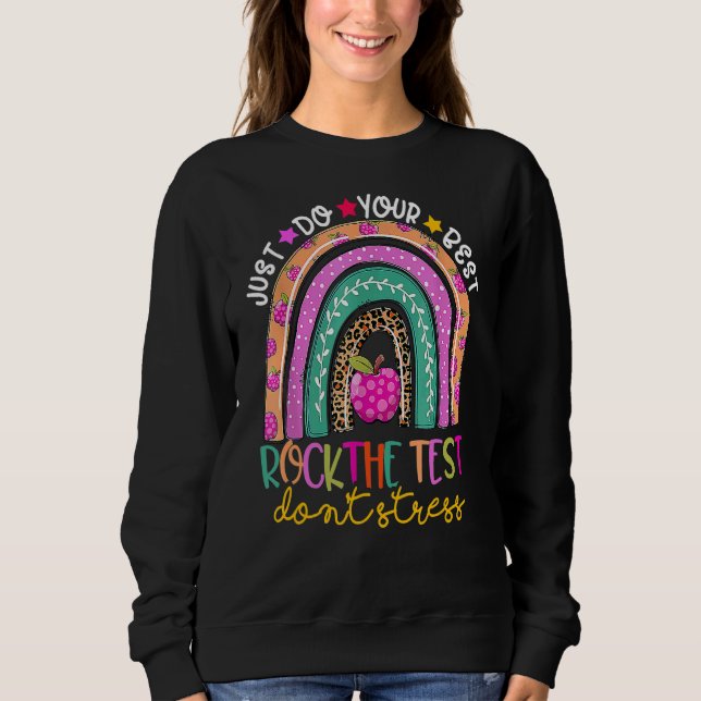 Sweatshirt Jour de test Jour de test Enseignants Jour de test (Devant)