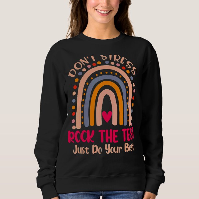 Sweatshirt Jour de test Jour de test Enseignants Jour de test (Devant)