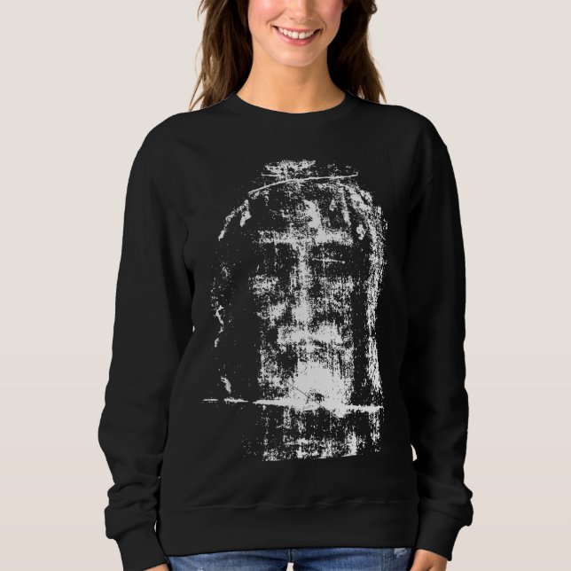 Sweatshirt Jour de Turin Jésus Christ Face (Devant)