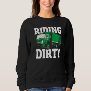 Sweatshirt Jour des ordures Conducteur de camion de vidange à