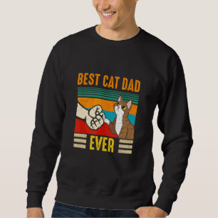 Sweatshirt Jour des pères du meilleur chat papa