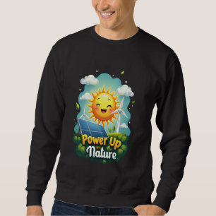 Sweatshirt Jour des terres Parti Vintage énergie renouvelable