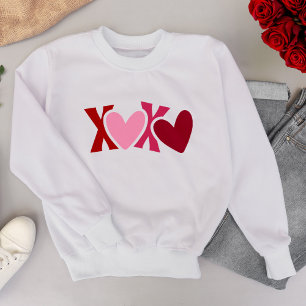Sweatshirt Jour des Valentines "XOXO"