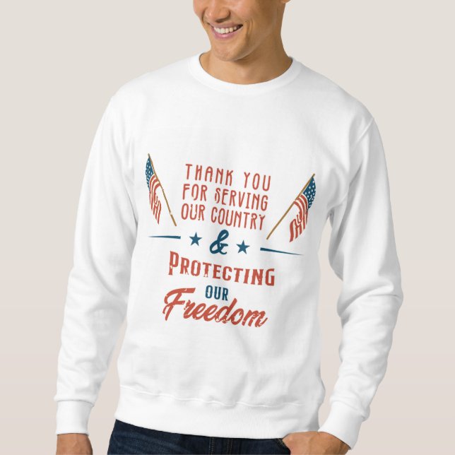 Sweatshirt Jour des vétérans (Devant)