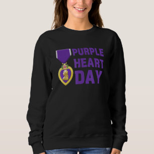 Sweatshirt Jour du coeur pourpre