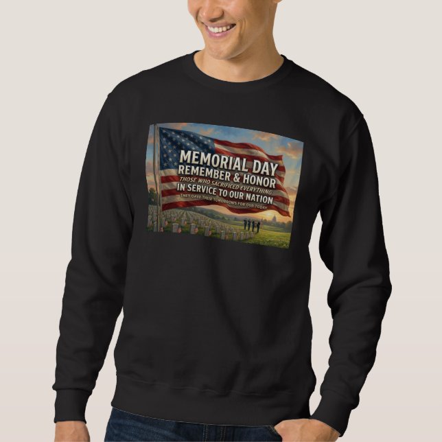 Sweatshirt Jour du Souvenir   (Devant)