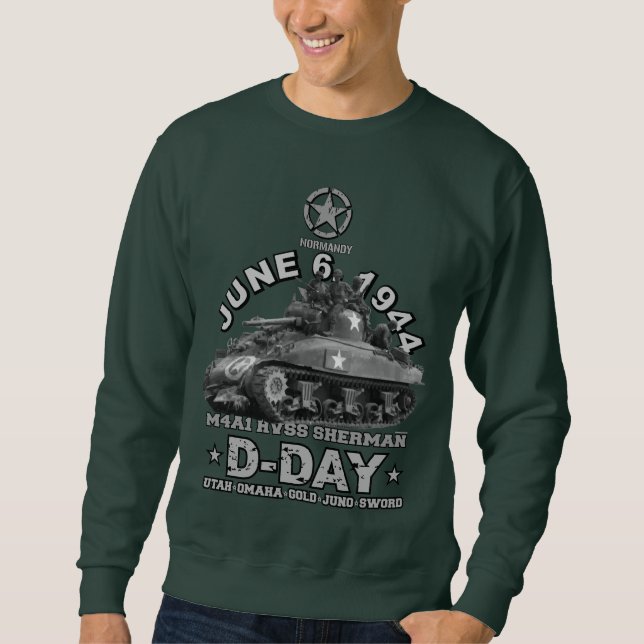 Sweatshirt Jour J des anciens combattants HVSS Sherman (Devant)