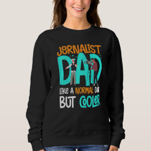 Sweatshirt Journaliste Mens Écriture Journaliste Reporter Méd