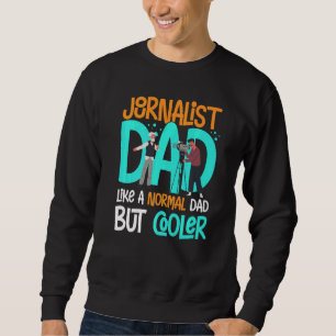 Sweatshirt Journaliste Mens Écriture Journaliste Reporter Méd