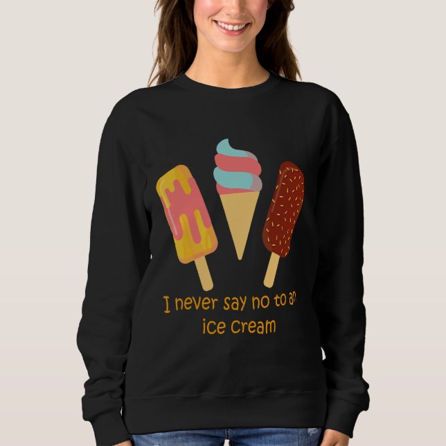 Sweatshirt Journée de la glace (Devant)