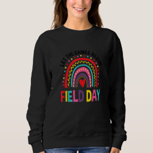 Sweatshirt Journée De Terrain Laisser Les Jeux Commencer Les