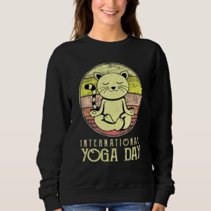 Sweatshirt Journée internationale de yoga pour femmes - homme
