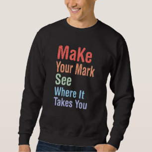 Sweatshirt Journée internationale du point Faites Votre Marqu
