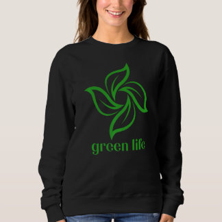Sweatshirt Journée mondiale de l'environnement de Green Life