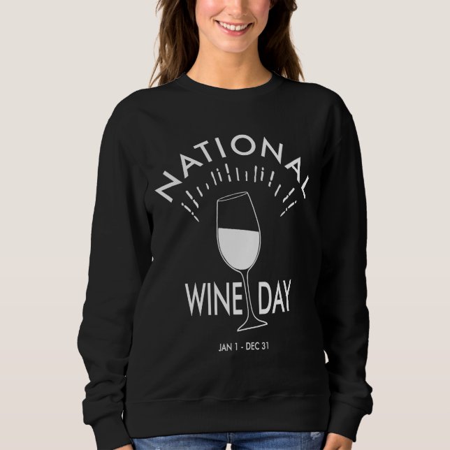 Sweatshirt Journée nationale du vin (Devant)