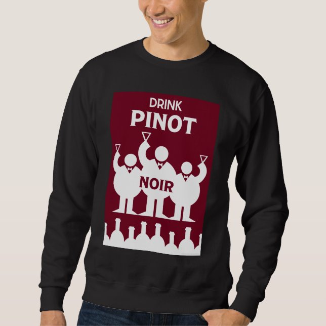 Sweatshirt Journées Internationales Du Vin Pinot Noir T-Shirt (Devant)