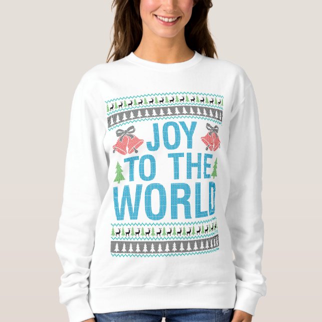 Sweatshirt Joy to the world (Devant)