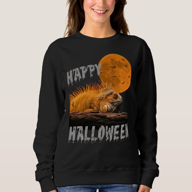 Sweatshirt Joyeuse chemise Iguana Lizard Reptile T Halloween (Devant)