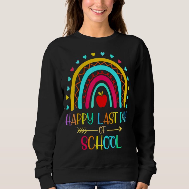Sweatshirt Joyeuse Dernière Journée De L'École Etudiant Arc-E (Devant)
