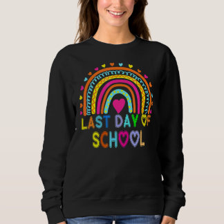 Sweatshirt Joyeuse Dernière Journée D'Enseignant Diplôme D'Ét