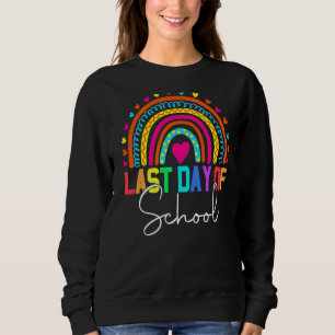 Sweatshirt Joyeuse Dernière Journée D'Enseignant Diplôme D'Ét