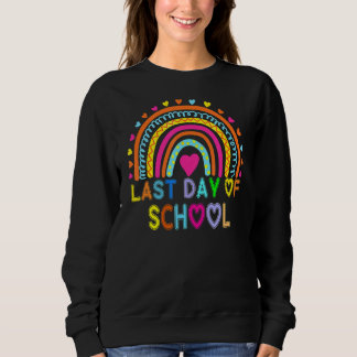 Sweatshirt Joyeuse Dernière Journée D'Enseignant Diplôme D'Ét