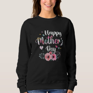 Sweatshirt Joyeuse Fête des Mères 2022 Jote Floral Pour Femme