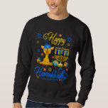 Sweatshirt Joyeuse Hanoukka Giraffe Avec Menorah Fière Juive<br><div class="desc">Joyeuse Girafe Hanoukka Avec Menorah Fière Amour Juif 1</div>