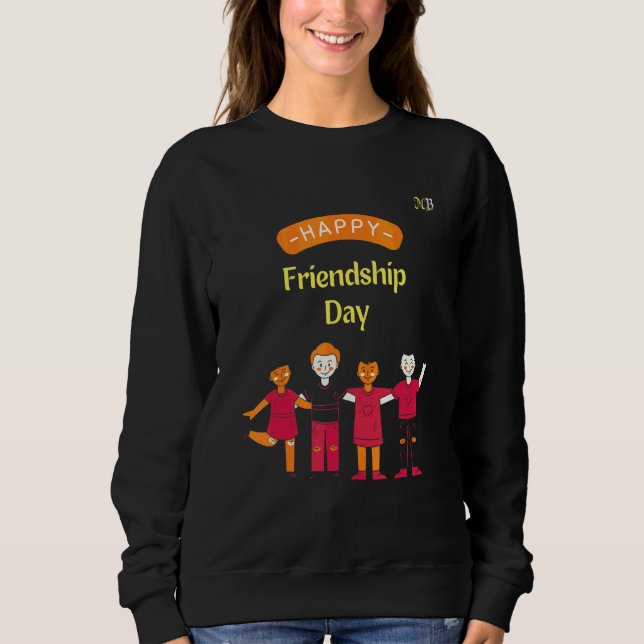 Sweatshirt Joyeuse Journée d'amitié (Devant)