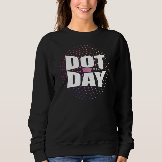 Sweatshirt Joyeuse Journée internationale du point 2022 Septe (Devant)