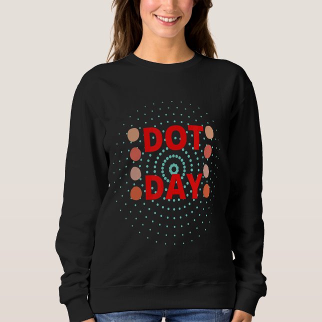 Sweatshirt Joyeuse Journée internationale du point 2022 Septe (Devant)