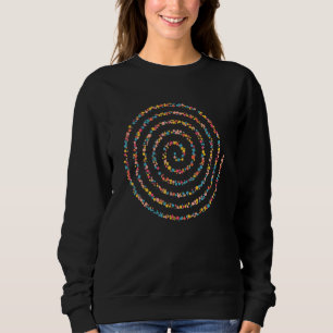 Sweatshirt Joyeuse Journée internationale du point Polka Dot