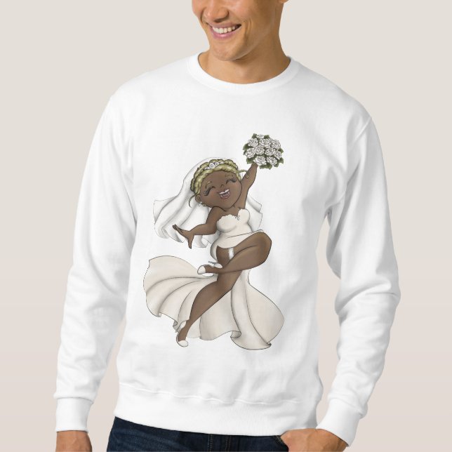 Sweatshirt Joyeuse mariée 02 (Devant)