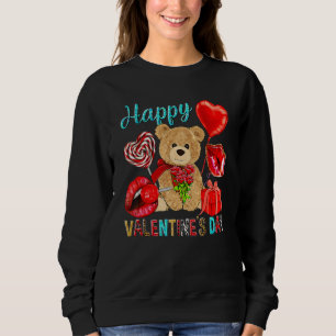 Sweatshirt Joyeuse Saint-Valentin Ourson Mignon Saint-Valenti