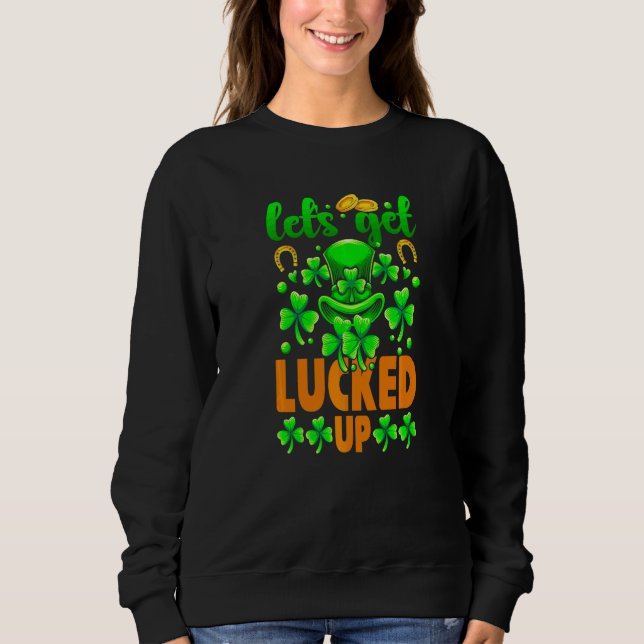 Sweatshirt Joyeuse St Patricks Day  Boire  3 (Devant)