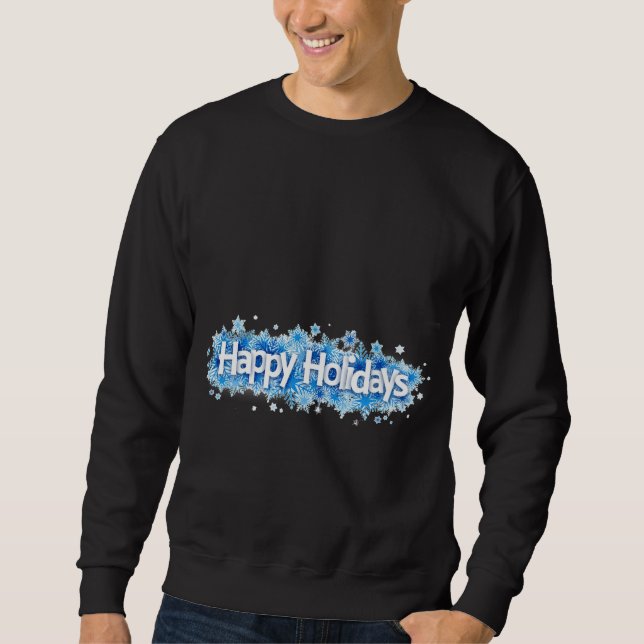Sweatshirt Joyeuses Fêtes | Beauté Intemporelle Saison Hiver (Devant)