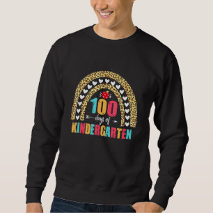 Sweatshirt Joyeux 100E Jour De L'École Kinder Garten Enseigne
