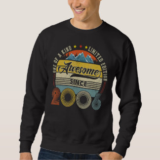 Sweatshirt Joyeux 16ème anniversaire Vintage 2006 16 ans