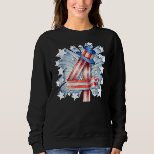 Sweatshirt Joyeux 4 juillet Fête de l'Indépendance Américaine