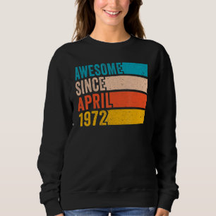 Sweatshirt Joyeux 50e anniversaire 50 ans merveilleux depuis 