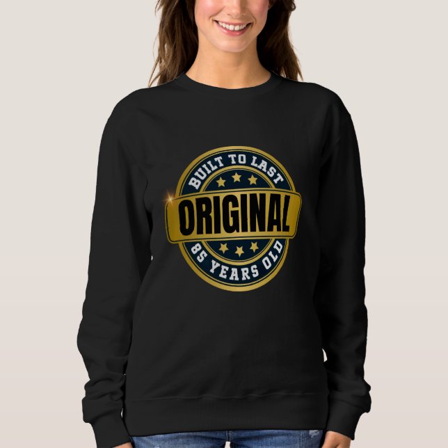 Sweatshirt Joyeux 85e anniversaire, 85 ans, Jour à retenir (Devant)