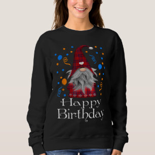 Sweatshirt Joyeux Anniversaire Gnome Amateurs Cadeau Cute Buf